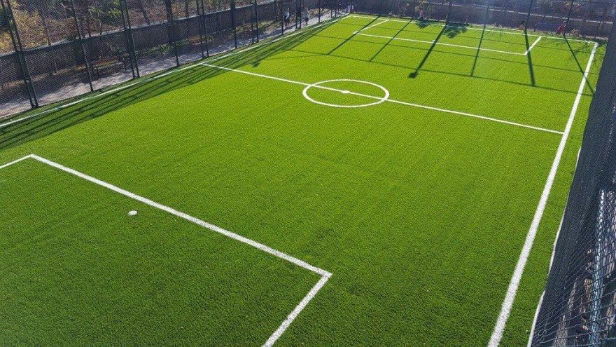 Artificial-grass 5-a-side football pitch